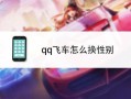 qq飞车waigua(Qq飞车怎么改性别)