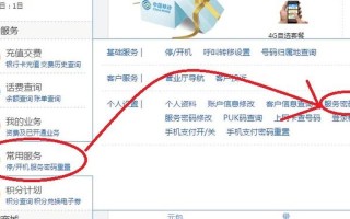手机服务密码怎么查(手机服务密码怎么查电信号码)